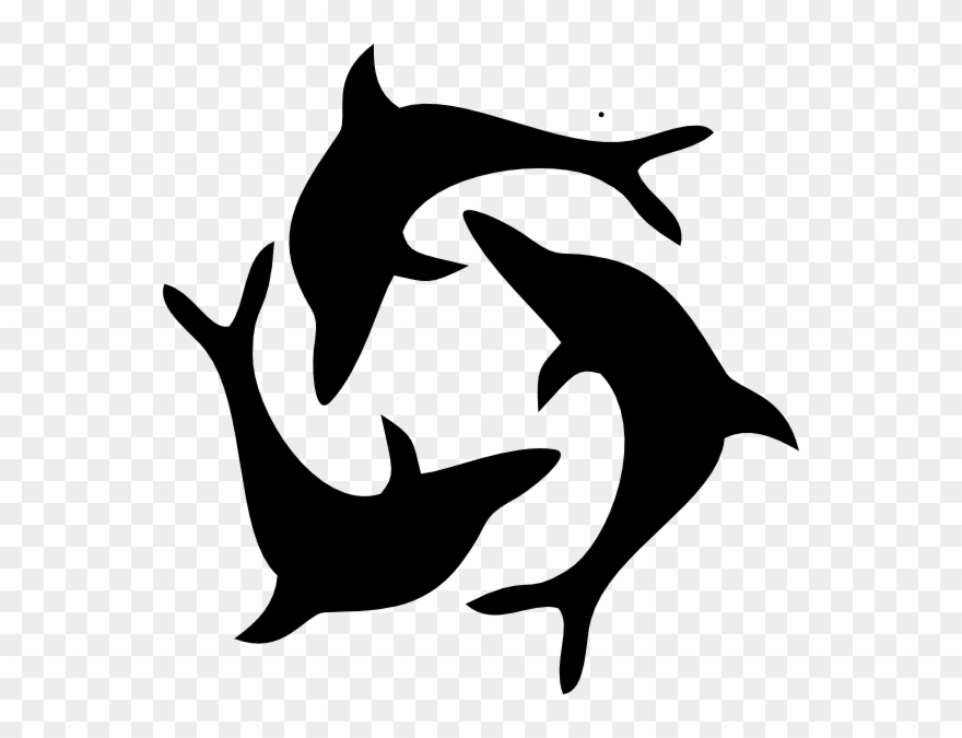 Dolphin Triad Clip Art - Dolphin Flag Of Anguilla - Png Download