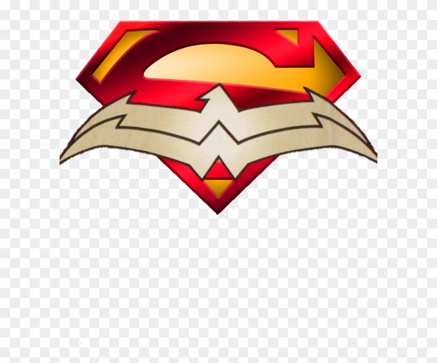 New 52 Superman Symbol And Wonder Woman Symbol By Mayantimegod - Wonderwoman Superman Logo Clipart