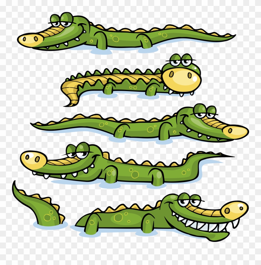 Crocodile Clipart River Clipart - Crocodiles Clipart - Png Download