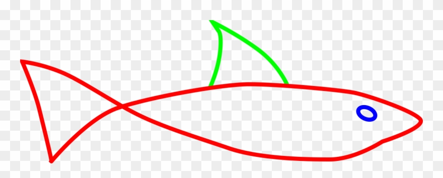 Howtodraw Cartoon Shark Nevit - Cartoon Shark Clipart