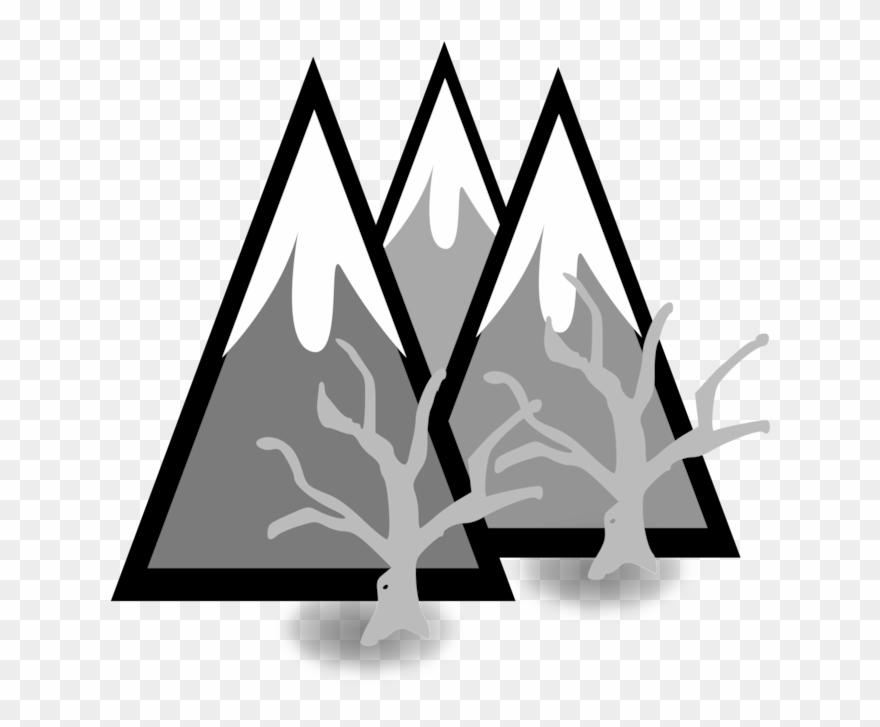Mountain Computer Icons Drawing - Snow Mountain Clip Art - Png Download