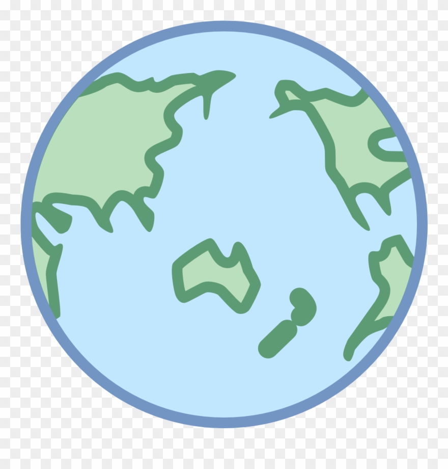 Earth Clipart Asia Png - Globe Asia Icon Transparent Png