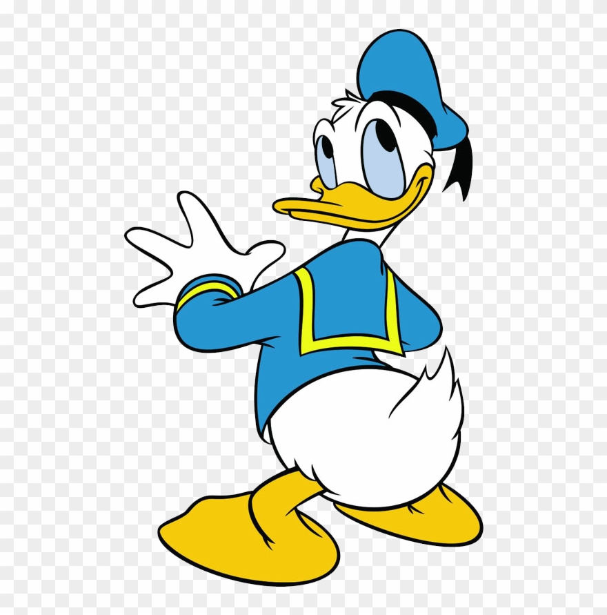Backwards Donald Pinterest - Donald Duck Back Side Clipart