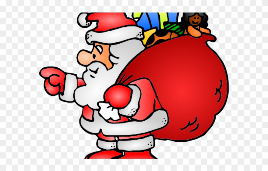 Santa Clipart Phone - Clip Art Secret Santa - Png Download