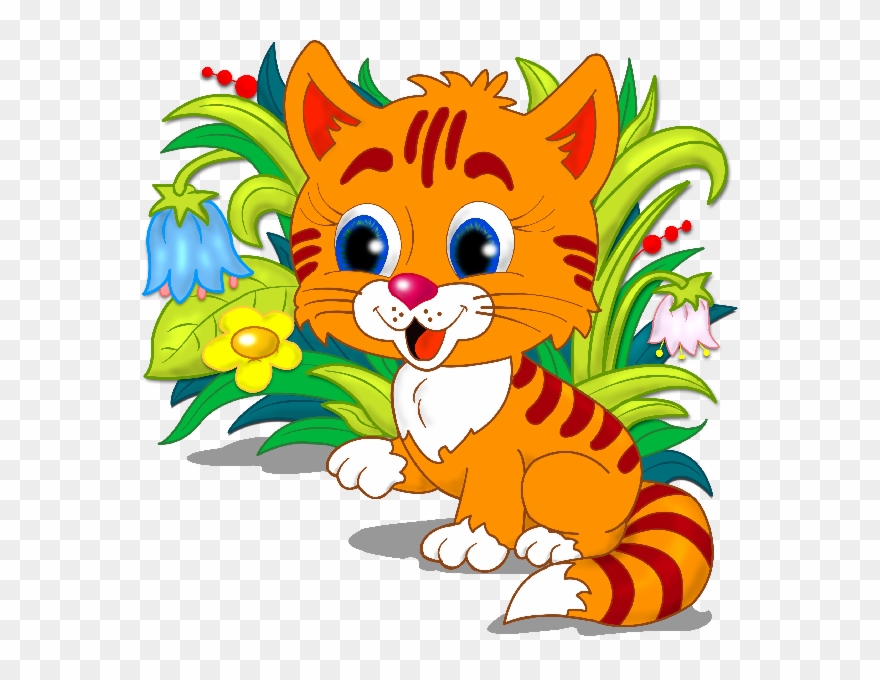 Funny Cartoon Kittens Clip Art Images On - Clip Art - Png Download