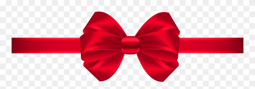 Bow Transparent Png Clip Art - Transparent Image Red Bow
