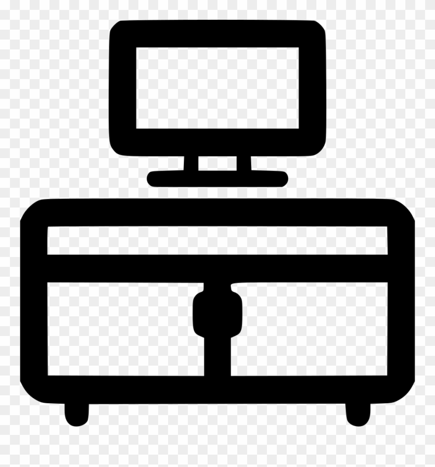 Dresser Clipart Tv Stand - Icon Tv Cabinet - Png Download