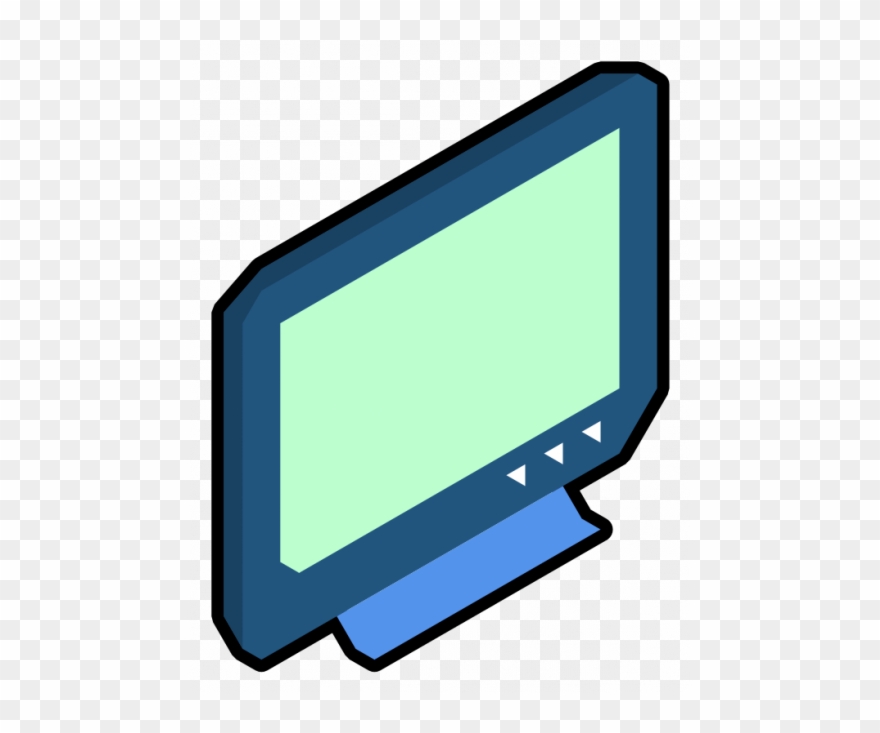 Broken Tv Set Vector Clip Art - Televisor Imagen Prediseñada - Png Download