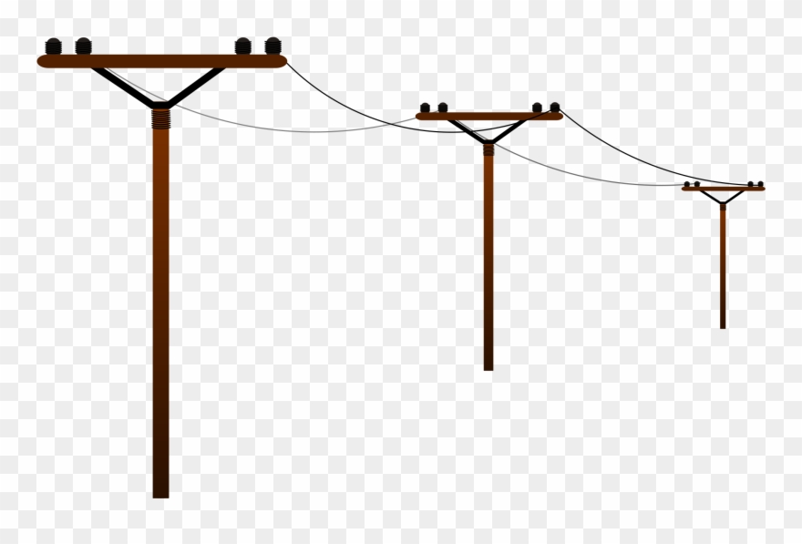 Line Transparent Cliparts - Electric Tower - Png Download