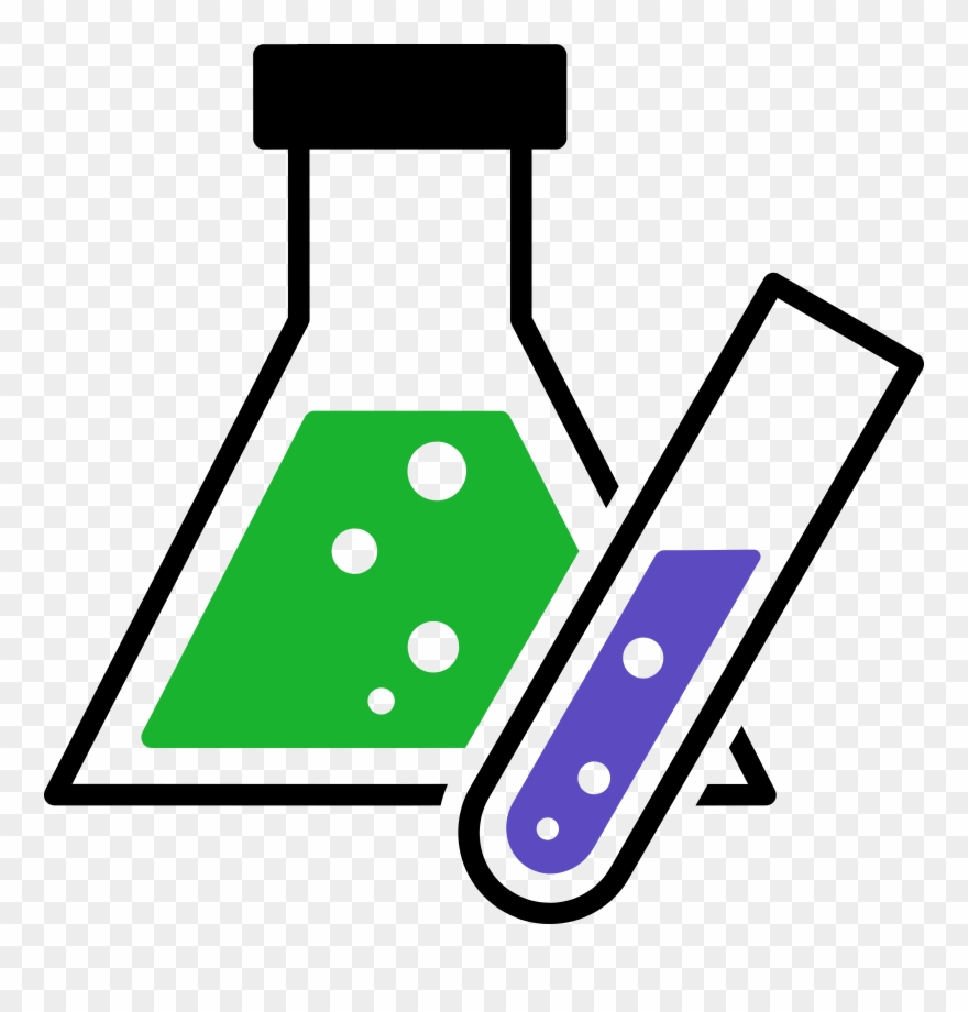 Big Image - Black And White Chemistry Clip Art - Png Download