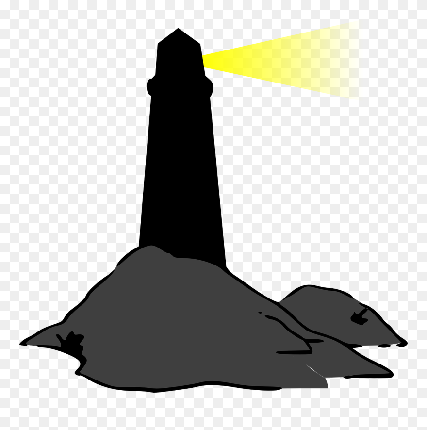 Lighthouse Silhouette Clip Art - Png Download
