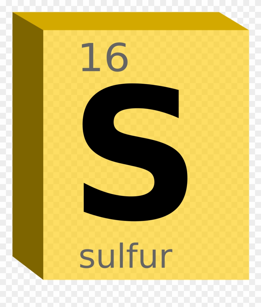 Clipart Sulfur S Block - Sulfur Png Transparent Png