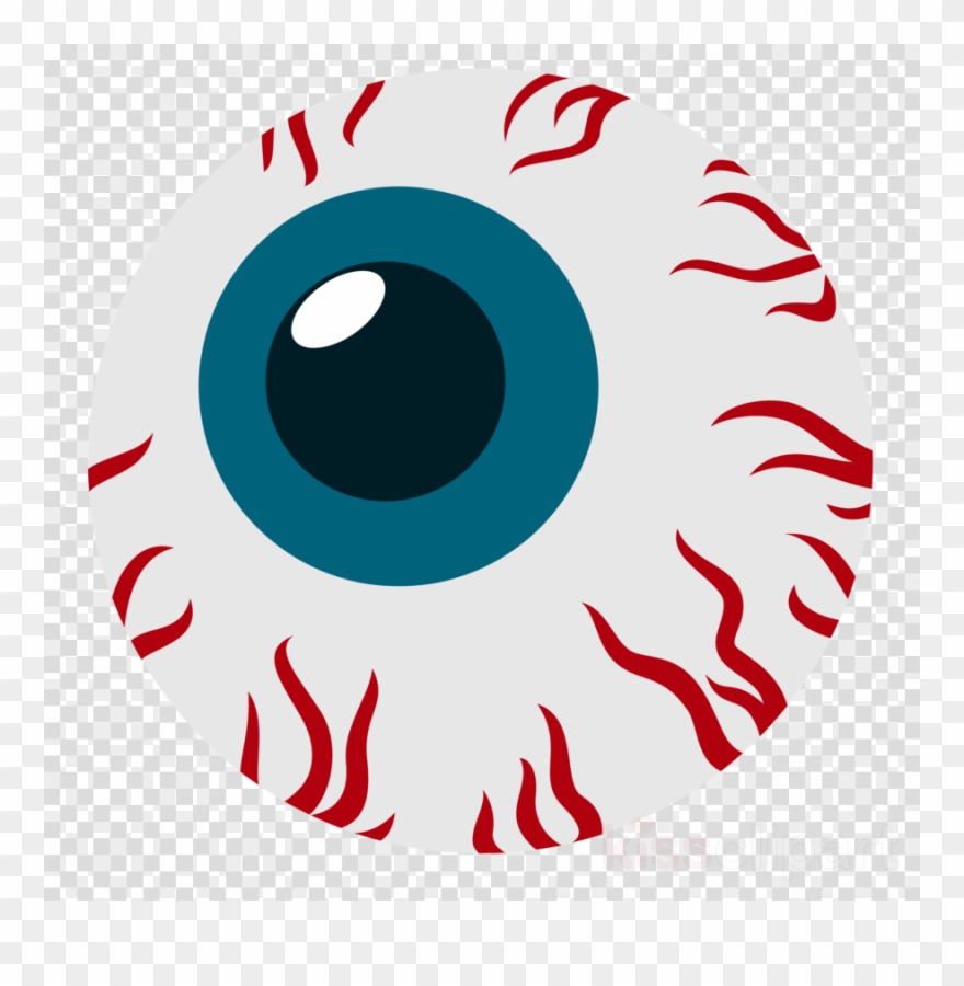 Download Halloween Eyeball Clipart Eye Clip Art - Bloodshot Eyeball Cartoon - Png Download