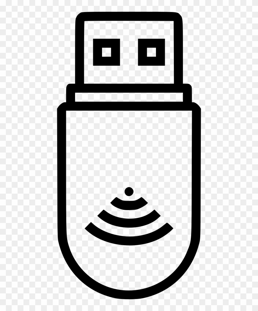 Usb Dongle Connection Wireless - Scalable Vector Graphics Clipart