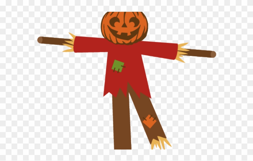 Scarecrow Clipart Cute - Clip Art - Png Download
