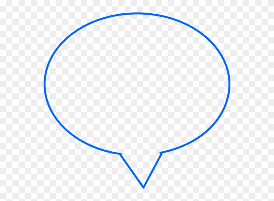 Blue Speech Bubble Clip Art At Clipart Library - Clip Art - Png Download