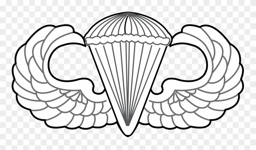 File United States Air Force Parachutist Badge - Parachutist Badge Clipart