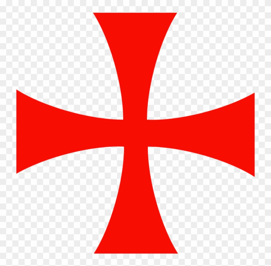 Templar Cliparts - Knights Templar Cross Png Transparent Png
