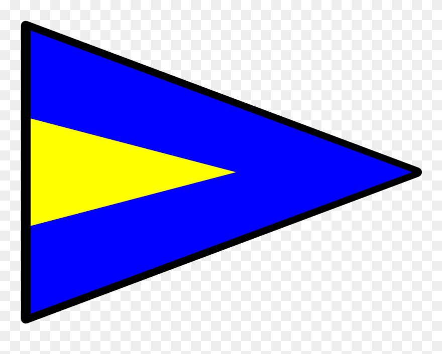 Download General Recall Flag Sailing Clipart International - Triangle Nautical Flags Clip Art - Png Download