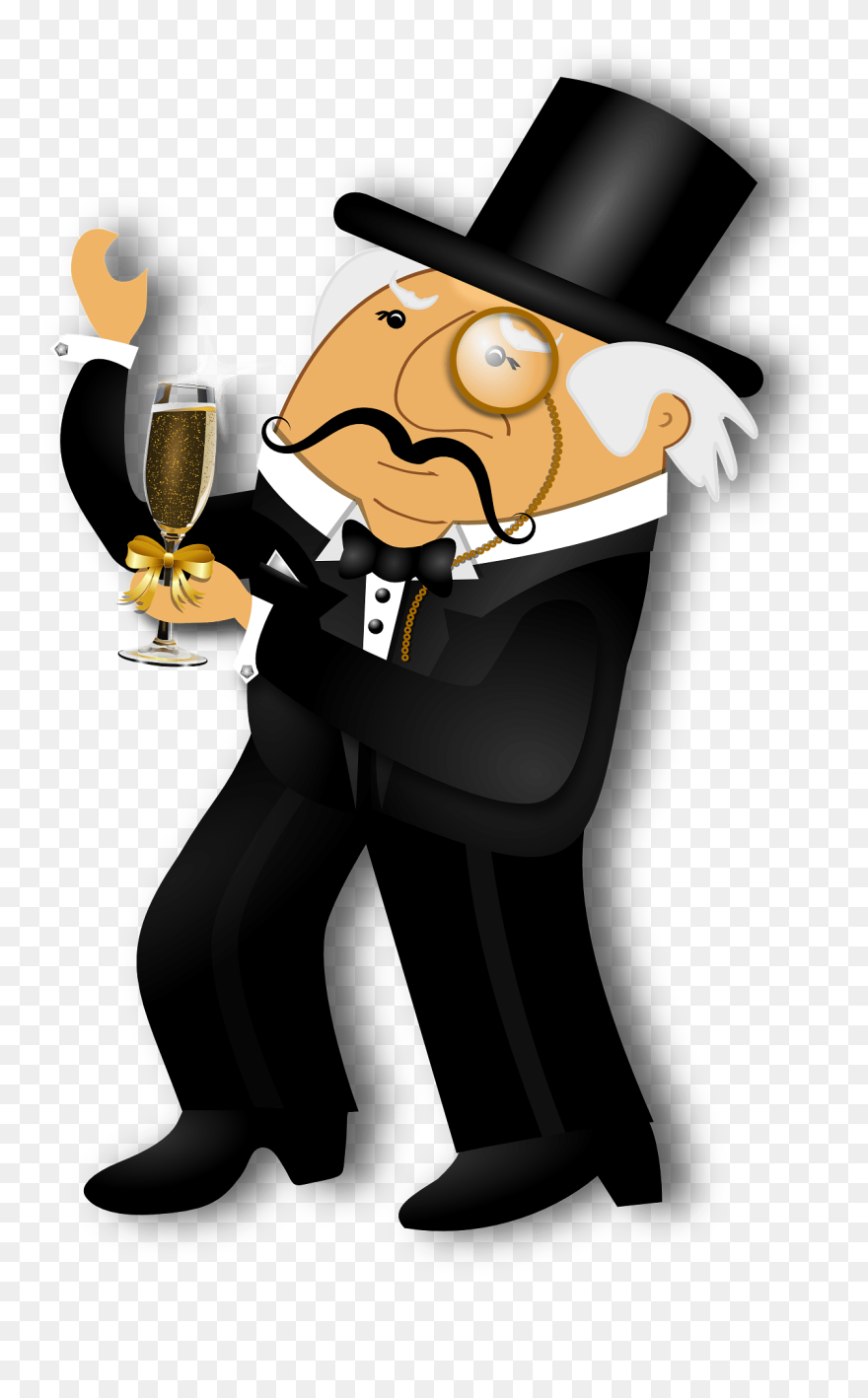 Vector Clip Art - British Gentleman Clipart - Png Download