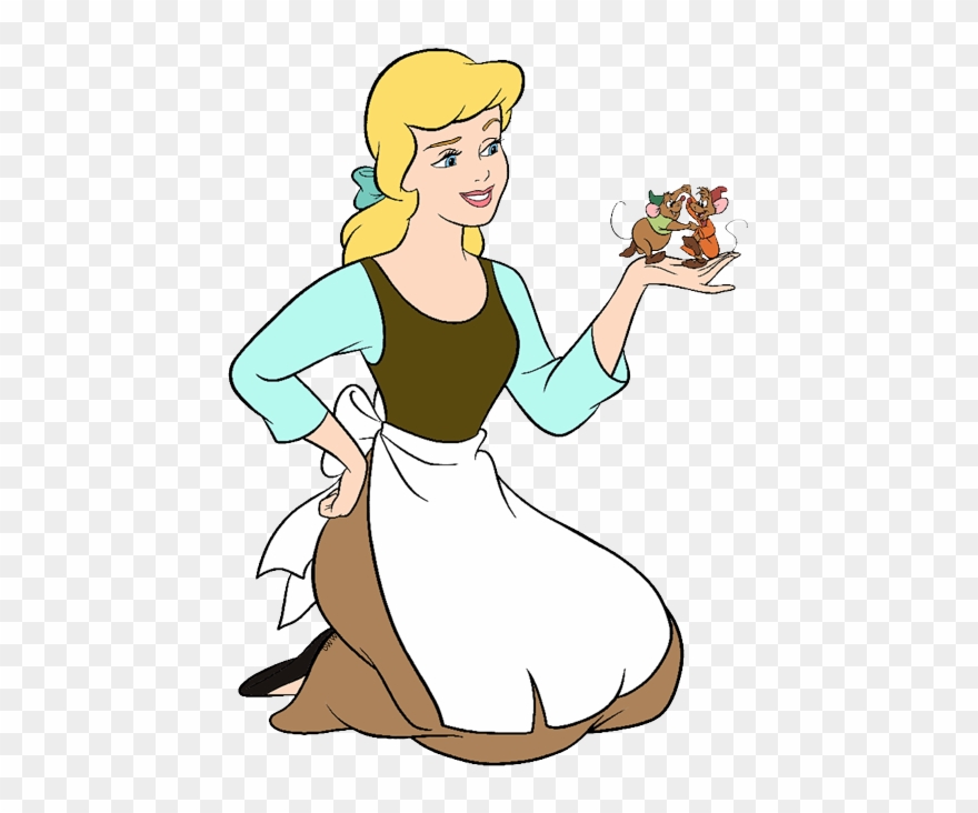 Jaq Cinderella, Gus, - Cinderella And Mouse Clipart