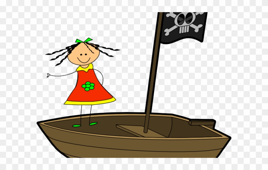 Sailing Boat Clipart Boat Girl - Boat Clip Art - Png Download