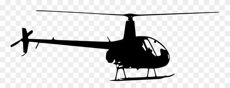 9 Helicopter Silhouette Side View - Helicopter Silhouette Clipart