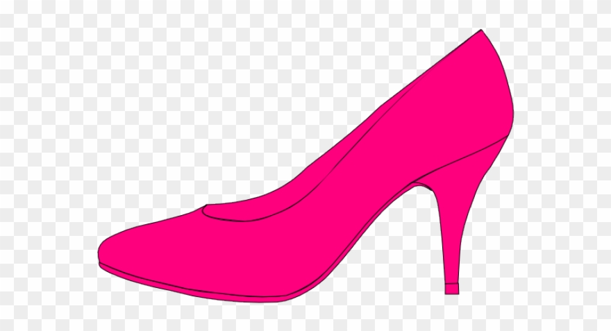 Png Royalty Free Download Cinderella Glass Slipper - Pink Shoes Heels Cartoon Clipart