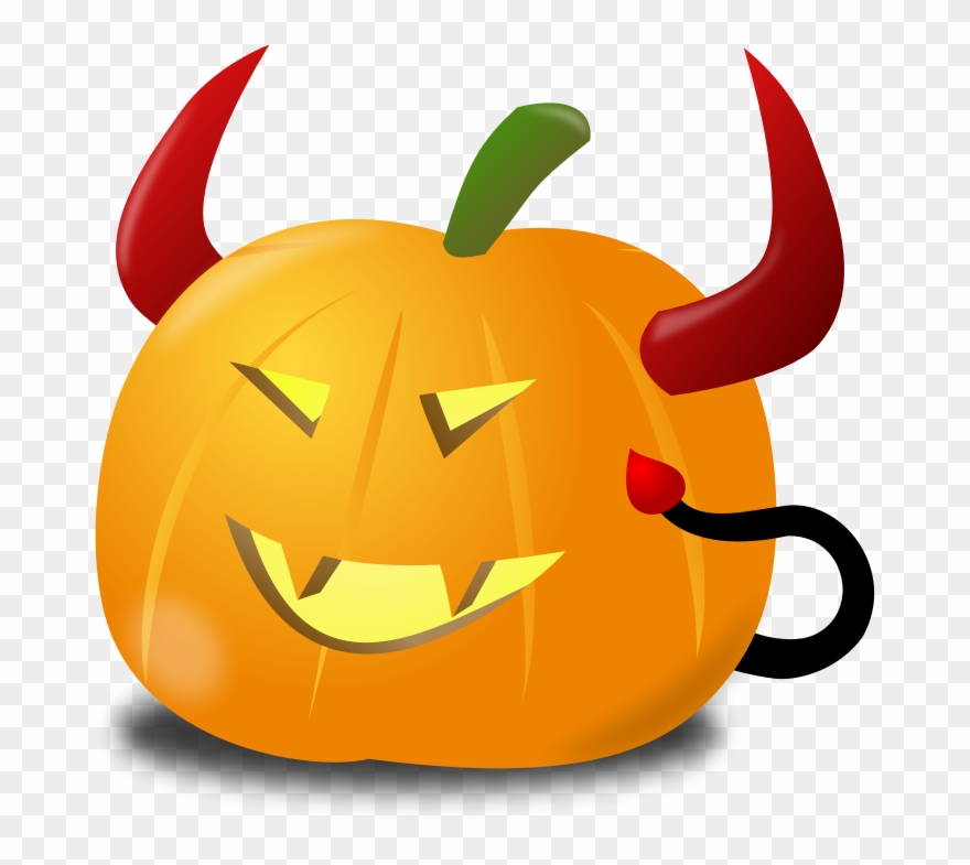 Devil Pumpkin Carving Ideas Clipart