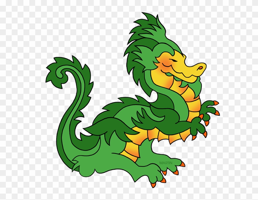 Chinese Dragon - Mythical Creatures Clip Art - Png Download