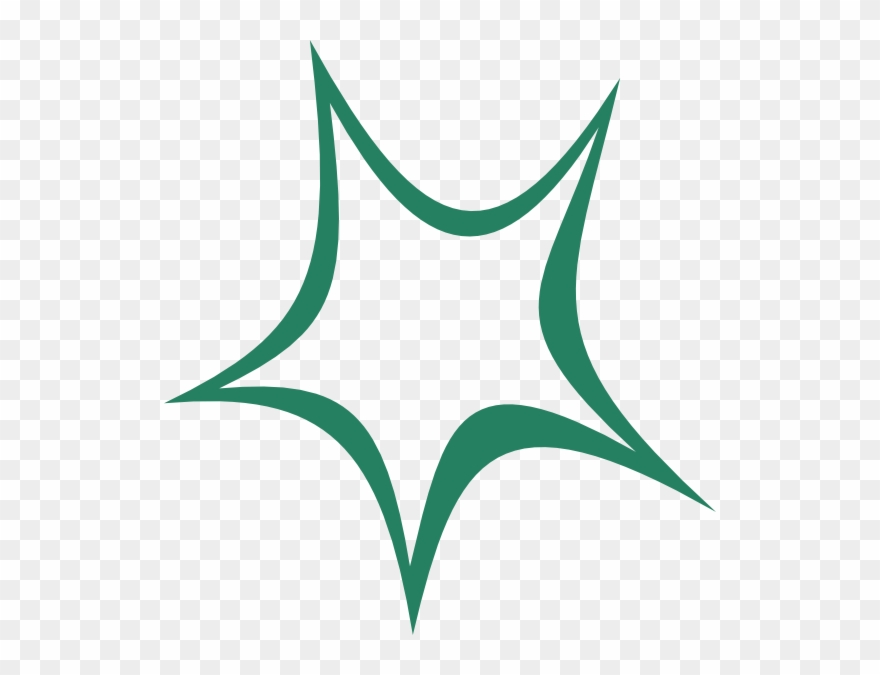 This Free Clip Arts Design Of Teal Star - Png Download
