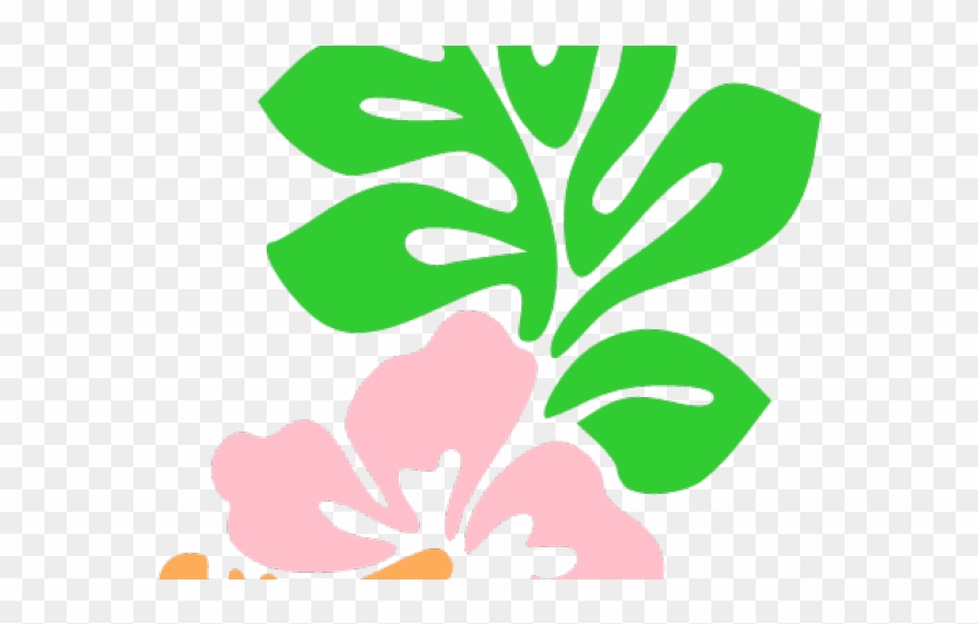 Hawaii Clipart Hawaiian Day - Hawaiian Flower Cartoon - Png Download