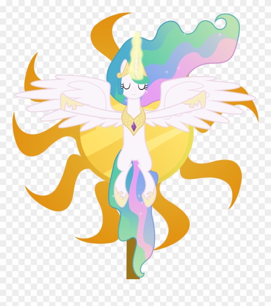 Picture Freeuse Stock Artist Sigma Eyes - Mlp Celestia Raising The Sun Clipart