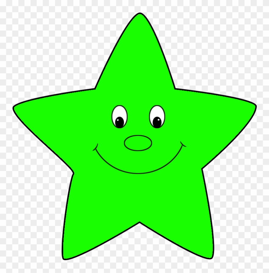 Star Clipart - Green Star Clipart - Png Download