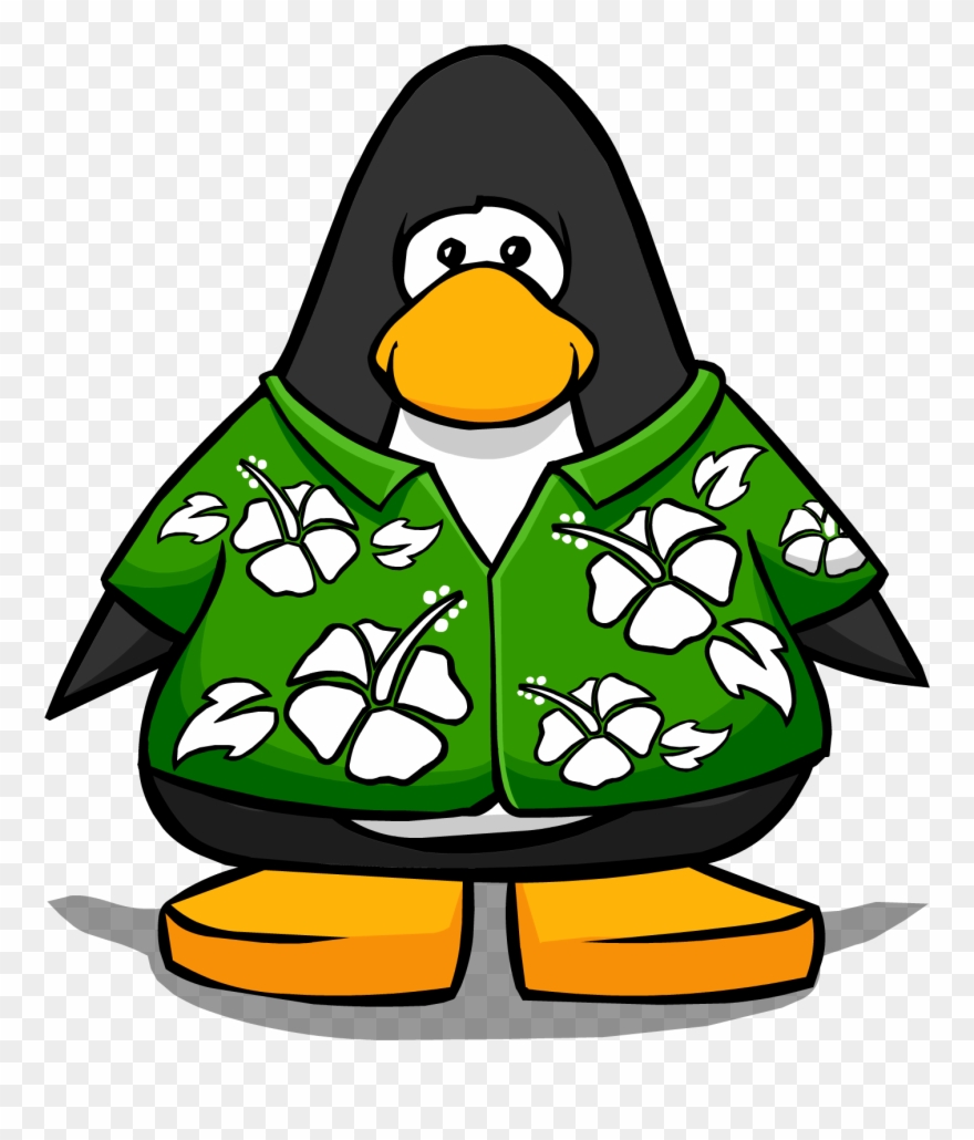 Hawaii Clipart Penguin - Club Penguin Blue Tux - Png Download