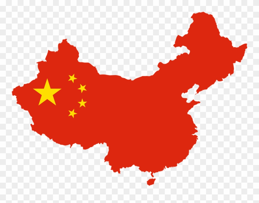 Flag Of China National Flag Map - China Map Flag Clipart