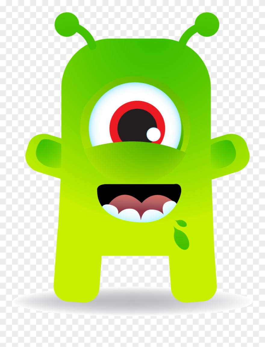 Http - Green Class Dojo Monster Clipart