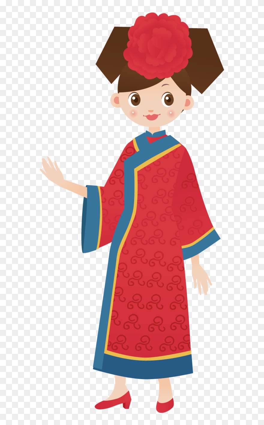 Png Royalty Free Download Cartoon Illustration Princess - Caricatura De La Muralla China Clipart