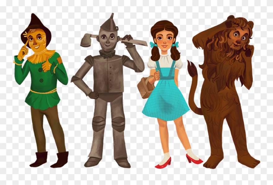 Oz Cast By Meniomenio - Wizard Of Oz Characters Drawing Clipart