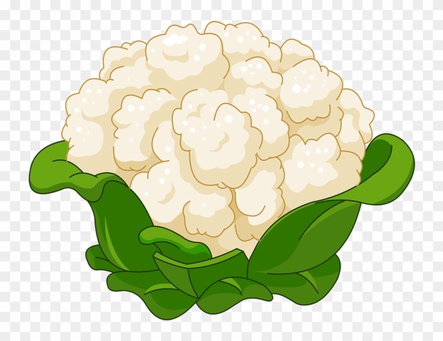 Cartoon Royalty Free - Cauliflower Cartoon Clipart