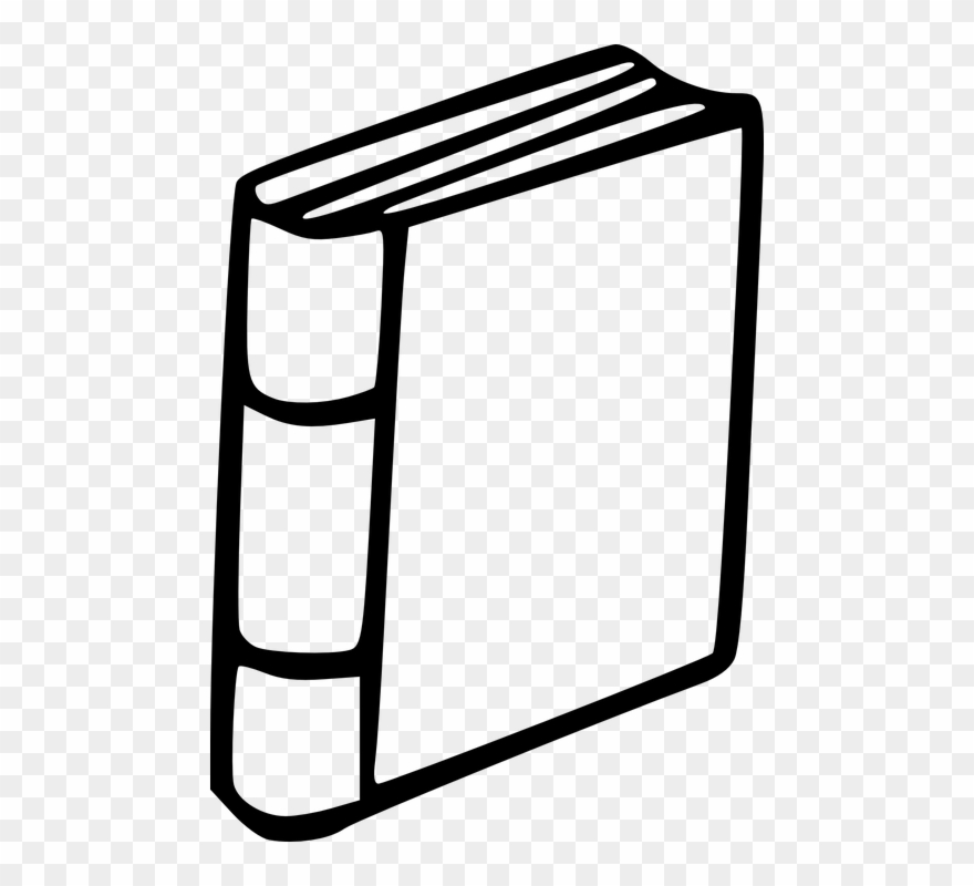 Domain Clipart 4 Book - Book Spine Clip Art - Png Download