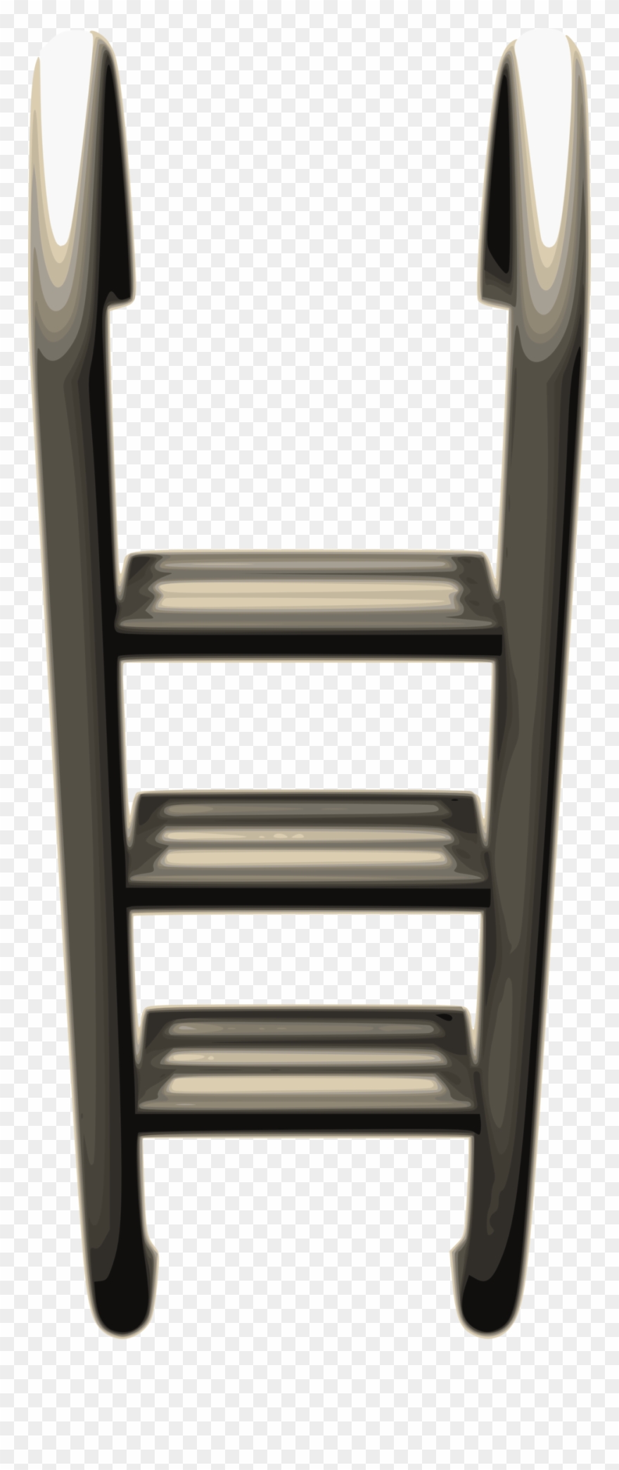 Swimming Pool Ladder - Pool Stairs Png Clipart