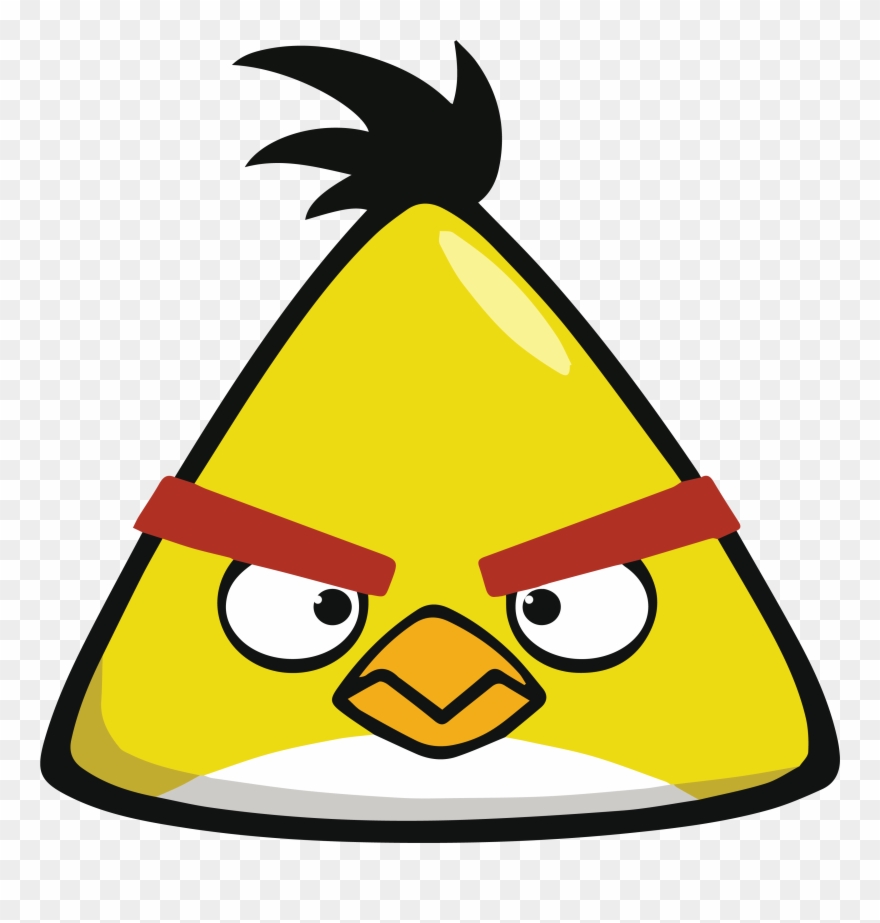 Graphic Download Angry Baseball Clipart - Yellow Angry Bird - Png Download
