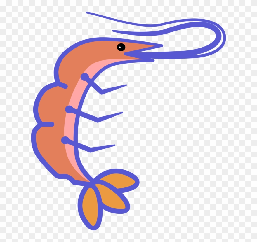 Shrimp Crab Lobster Fishing Seafood - Shrimp Clipart