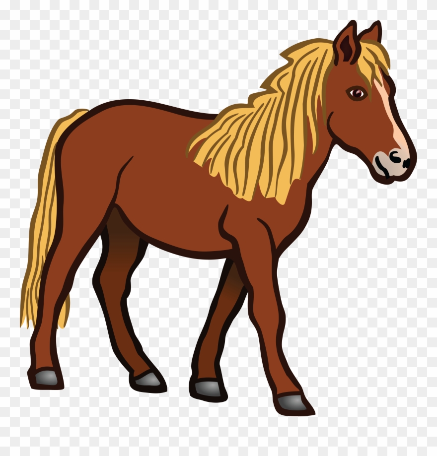 Free Clipart Of A Horse - Object Start With Letter H - Png Download