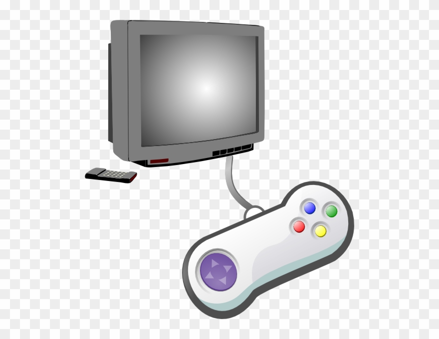 Television - Clip - Video - Play - Video Games Clip Art - Png Download