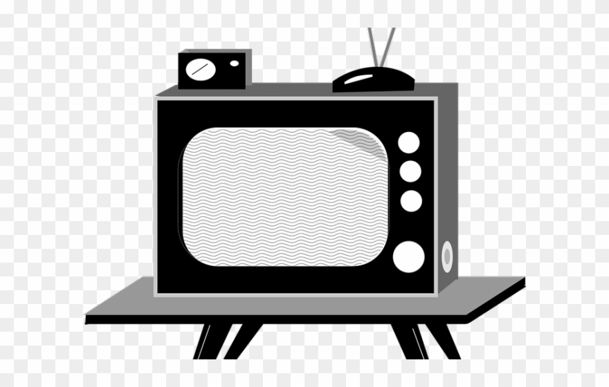 Television Clipart Tube Tv - Television Transparent Background Cartoon - Png Download