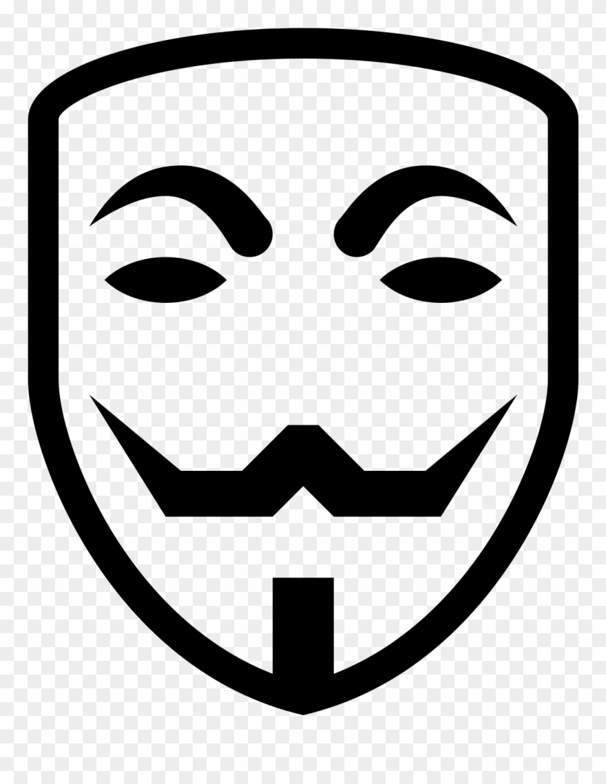 Anonymous Mask Clipart 1 Anonymous Mask Clipart 2 - Png Download