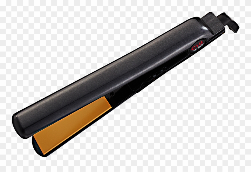 Chi Elite Shimmer Black Ceramic Flat Iron By Chi Clipart