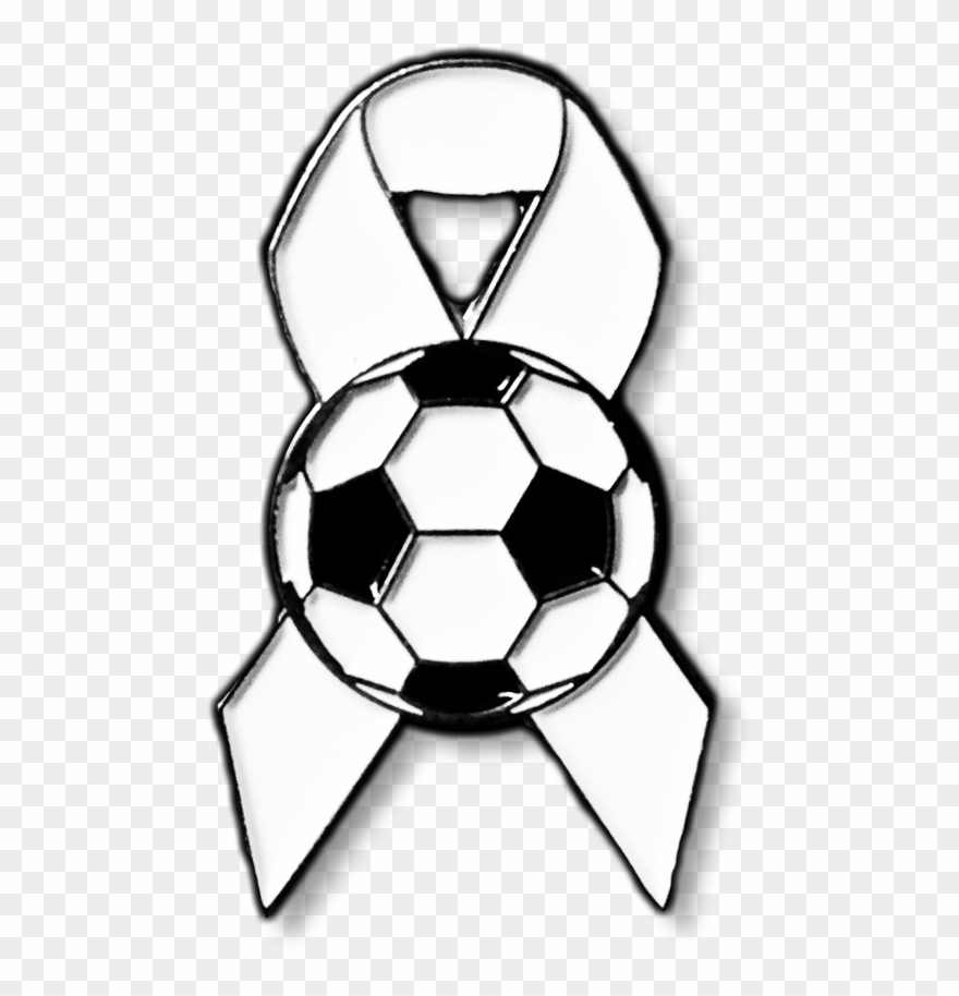 White Ribbon Football Enamel Badge White Ribbon Uk Clipart